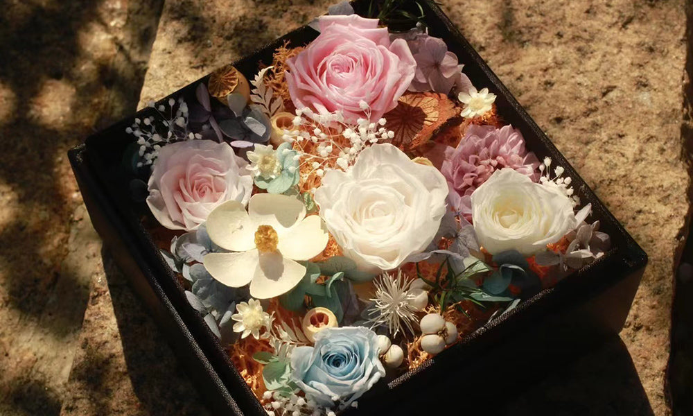 Eternal Bloom Custom Preserved Flower Gift Box