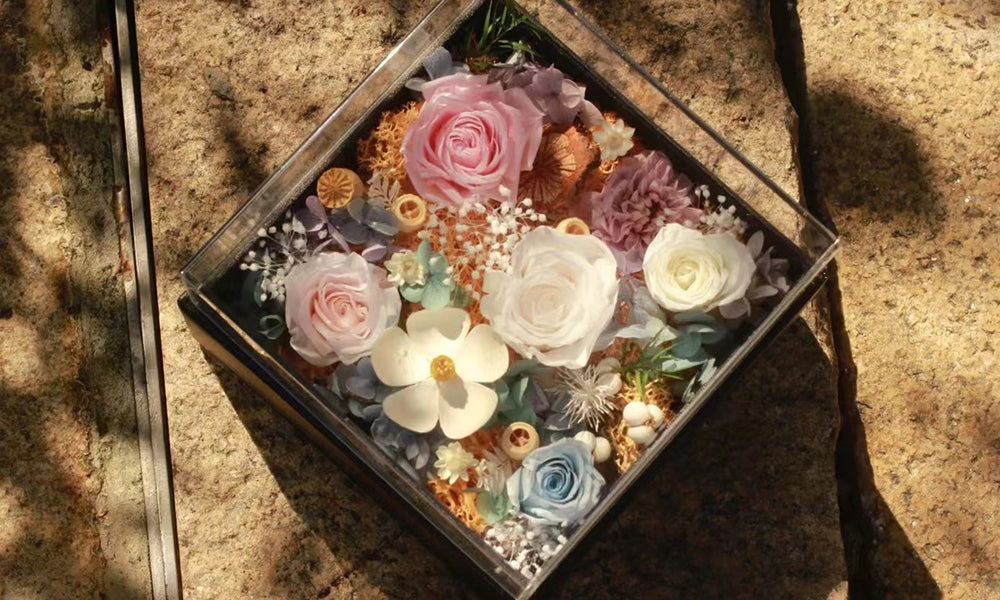 Eternal Bloom Custom Preserved Flower Gift Box